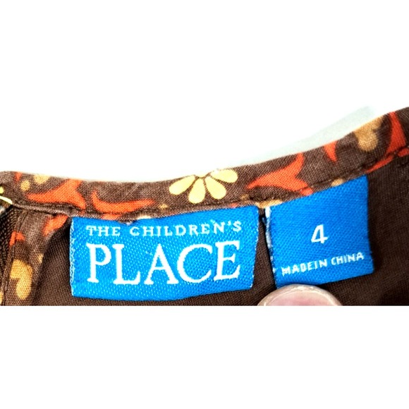 2 Vtg Girls Sz 4 Summer Dresses Children's Place & Counting Daisies Boho Floral - Picture 4 of 15